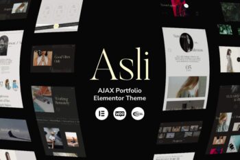 Asli - AJAX Portföy Elementor WordPress Teması