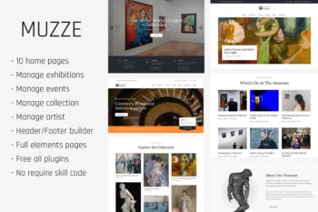Müzeler - Müze Sanat Galerisi Sergi WordPress Temaları