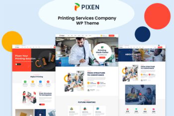 Pixeen - Baskı Hizmetleri Şirketi WordPress Teması