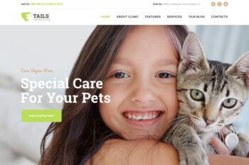Tails | Veteriner Kliniği, Pet Bakımı ve Hayvan WP