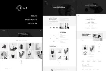 CEZAN - Minimal Yaratıcı WordPress Teması