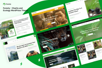 Foresty - Yardım ve Ekoloji WordPress Teması