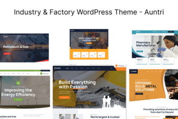 Endüstri ve Fabrika WordPress Teması - Auntri