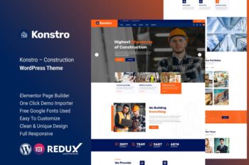 Konstro – İnşaat WordPress Teması