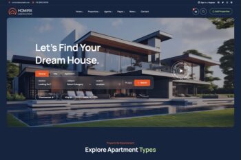 Homirx - Emlak WordPress Teması