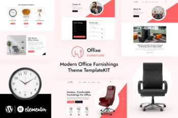 Offixe - Mobilya Elementor Şablon Seti
