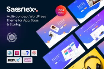 Sassnex - Uygulama, SaaS ve Başlangıç İçin WordPress Teması