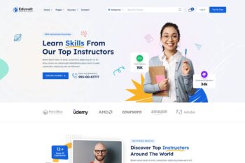 Eduvalt - Çevrimiçi Kurslar ve Eğitim Wordpress'i