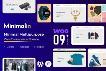 Minimalin - e-Ticaret WooCommerce Elementor Teması