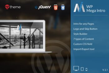 WP Mega Intro - WP için Harika Giriş Sayfaları