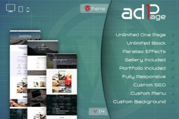 Parallax Tek Sayfa Oluşturucu WordPress Eklentisi