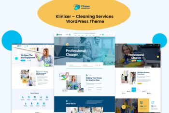 Klinixer - Temizlik Hizmetleri WordPress Teması