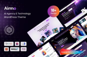Aimo - AI Ajansı ve Teknoloji WordPress Teması